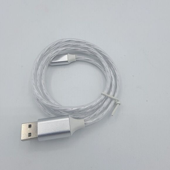 LED Light Up USB Phone Fast Charger Cable Cord For iPhone New Multi Colored - Picture 6 of 8